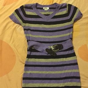 Short Sleeved Sweater Dress